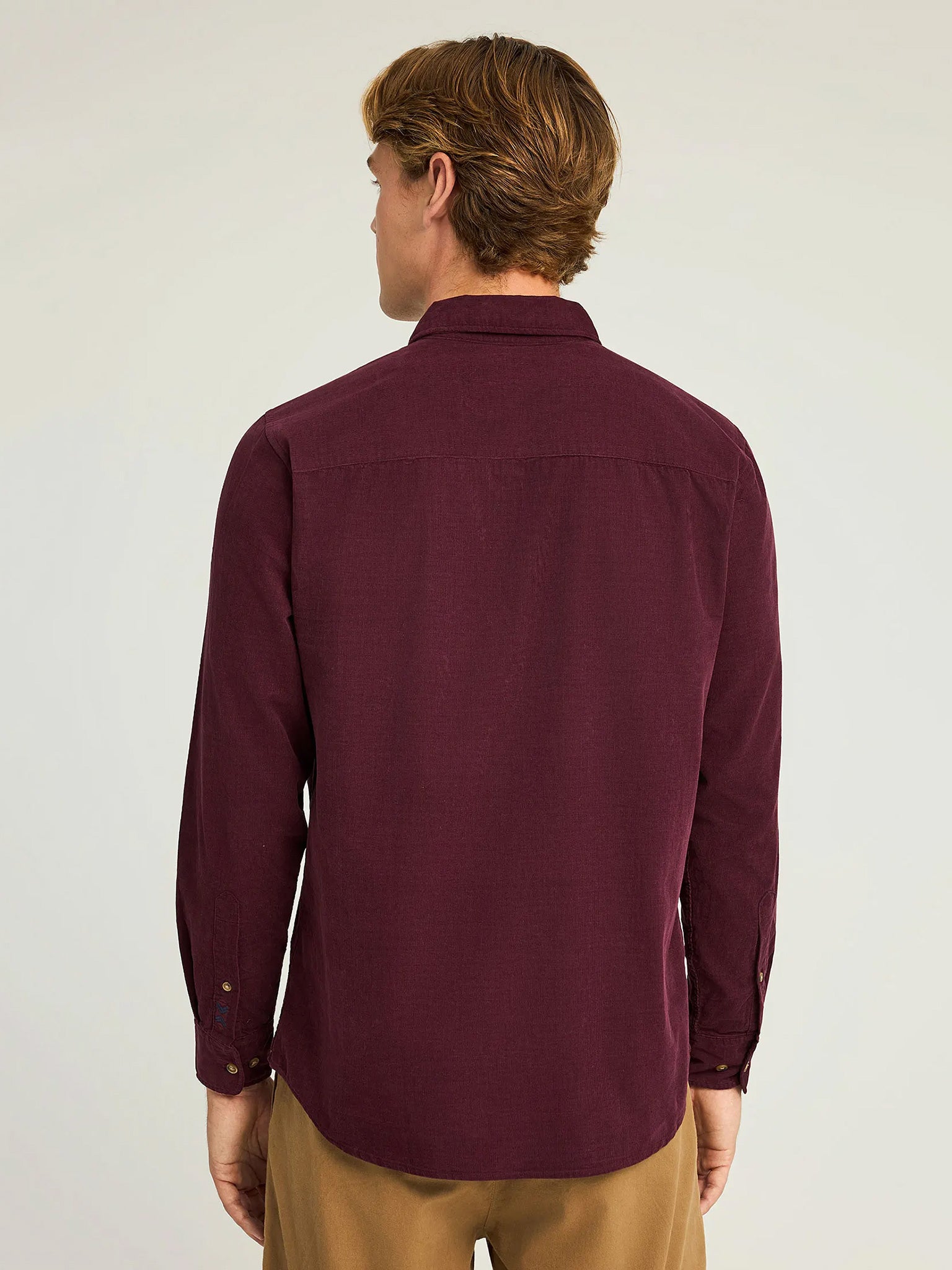 Ανδρικό πουκάμισο κοτλέ FBM012-003-05 | FBM012-003-05