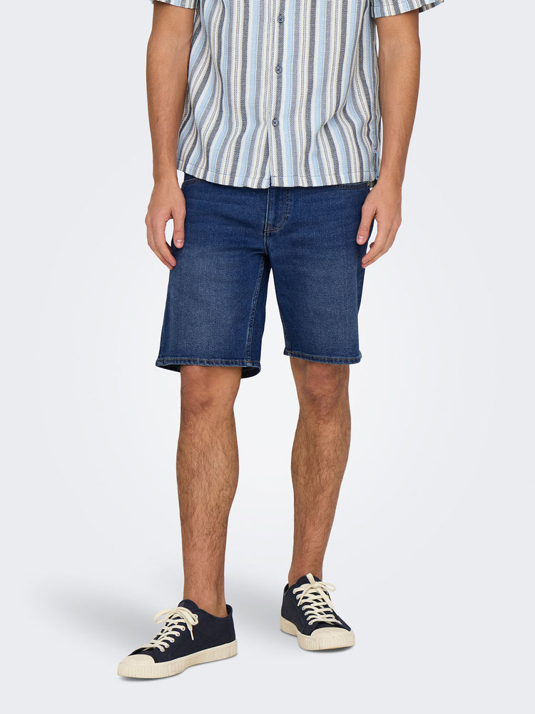 Ανδρική βερμούδα τζιν ONSWEFT BOX PIM DNM SHORTS 22032927 | 22032927