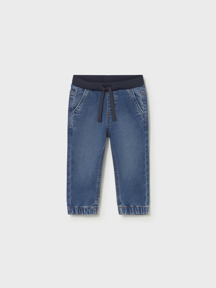 Βρεφικό παντελόνι soft denim jogger | 26-01520-066