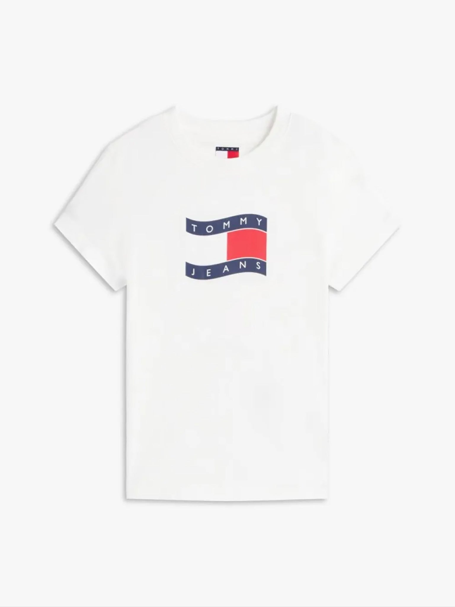 Γυναικείο t-shirt TJW SLIM WAVY FLAG TEE EXT DW0DW22781YBL | DW0DW22781YBL