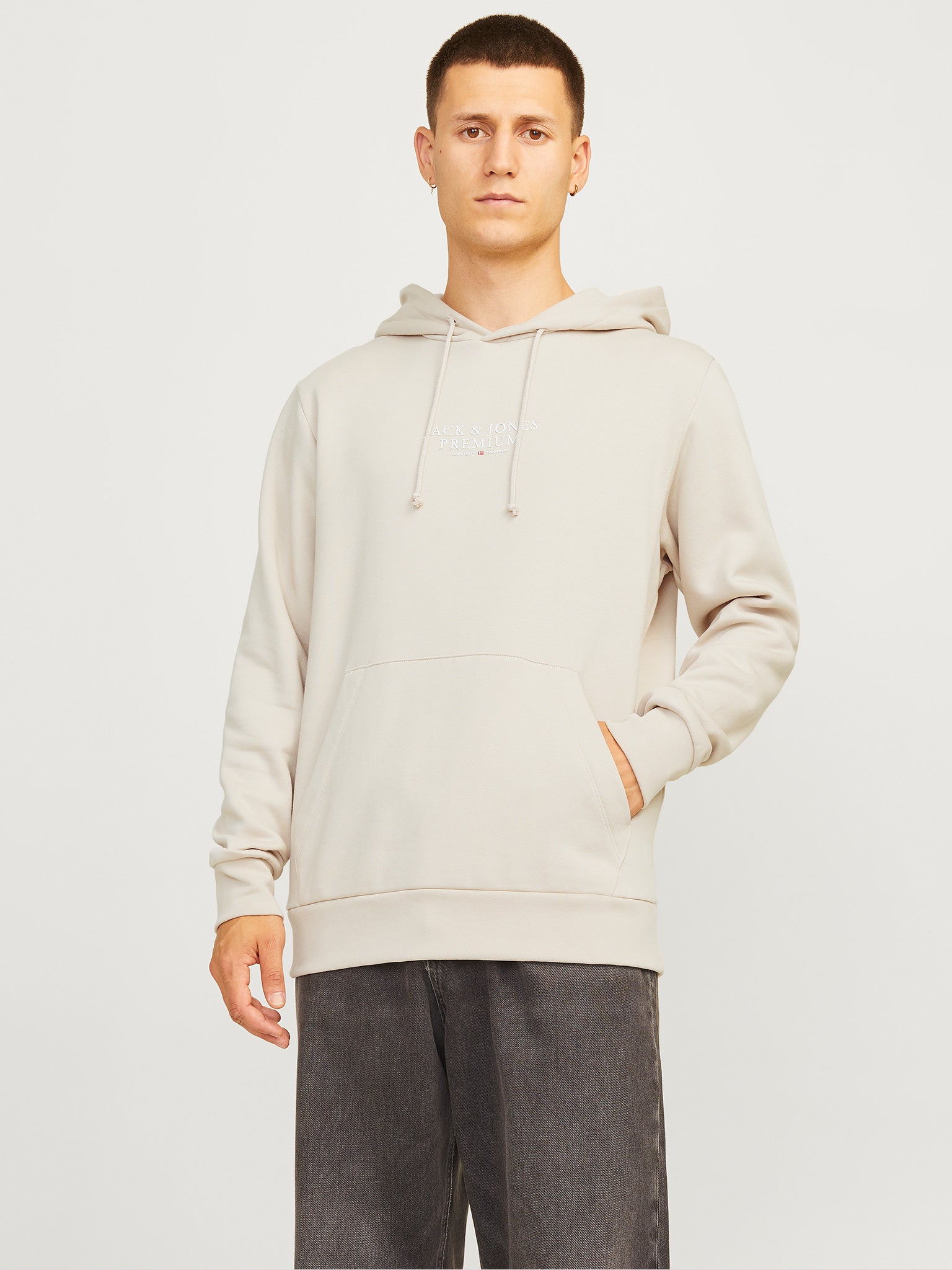 Ανδρική μπλούζα φούτερ JPRBLUARCHIE SWEAT HOOD NOOS 12216335 | 12216335