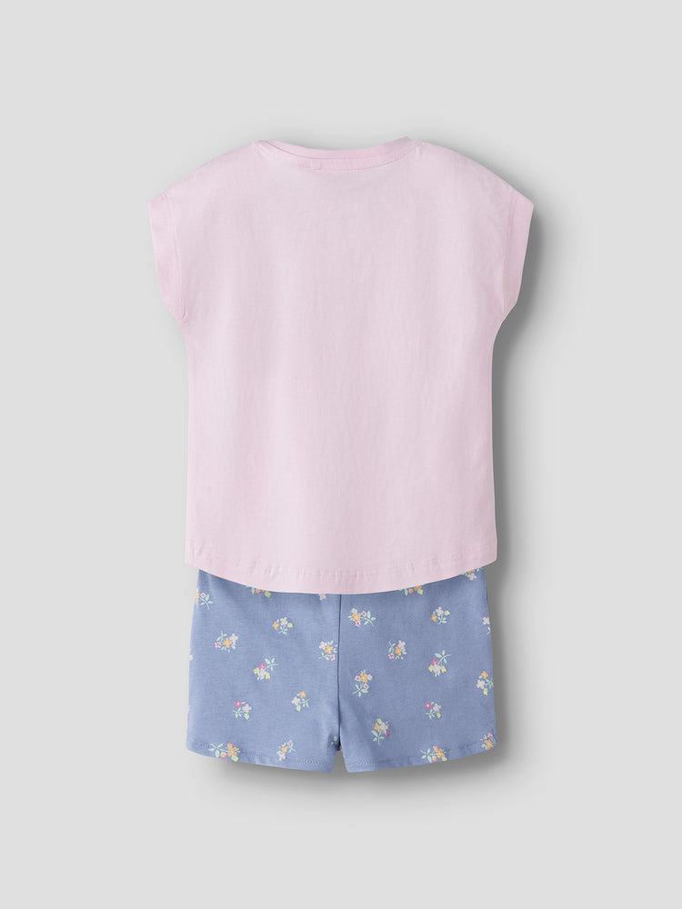 Παιδικό σετ Flower Cat NMFVIGEA CAPSL TOP SET 13228173 | 13228173