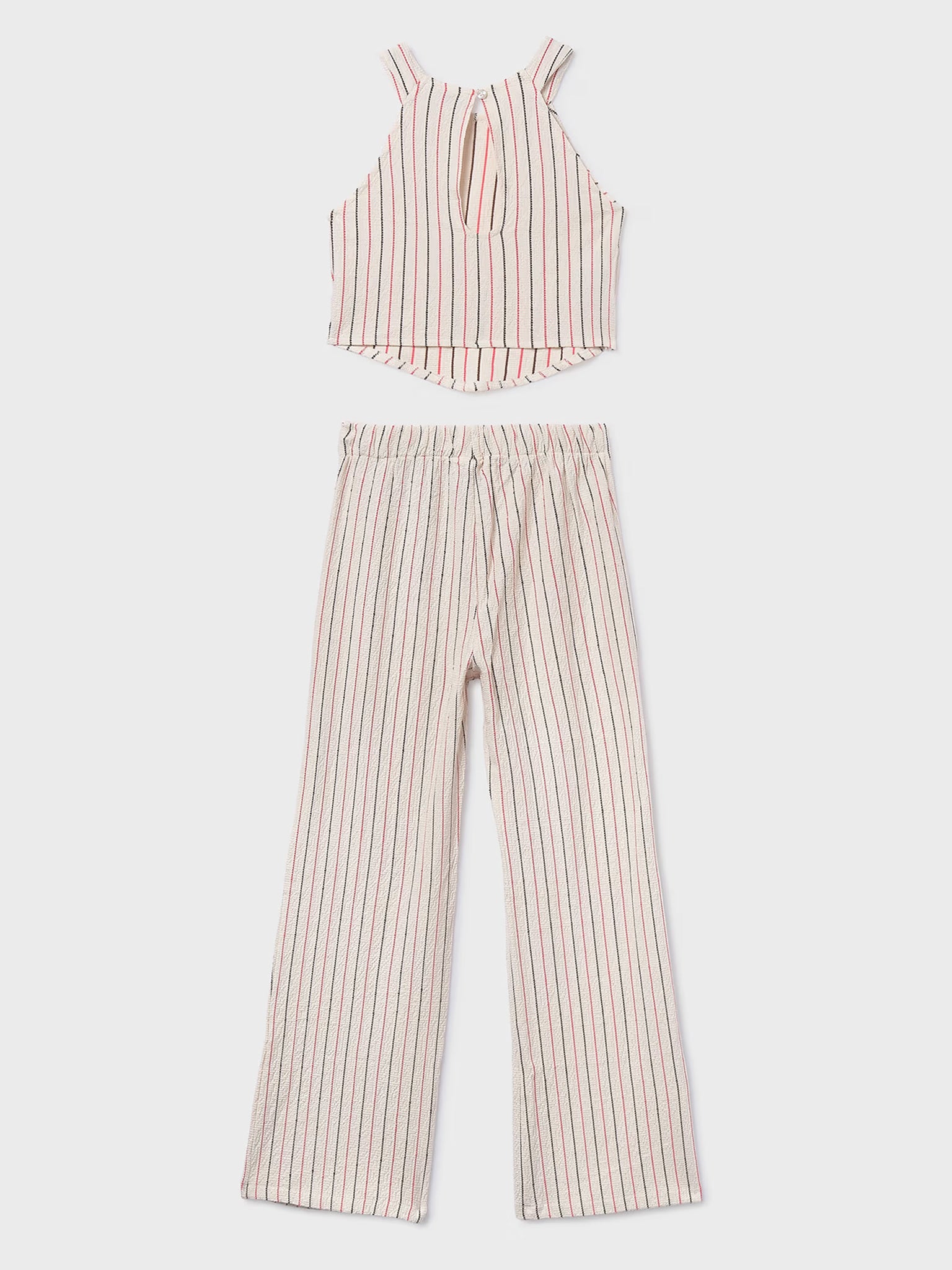 Εφηβικό σετ παντελόνι μακρύ με ριγές | 26-06560-026