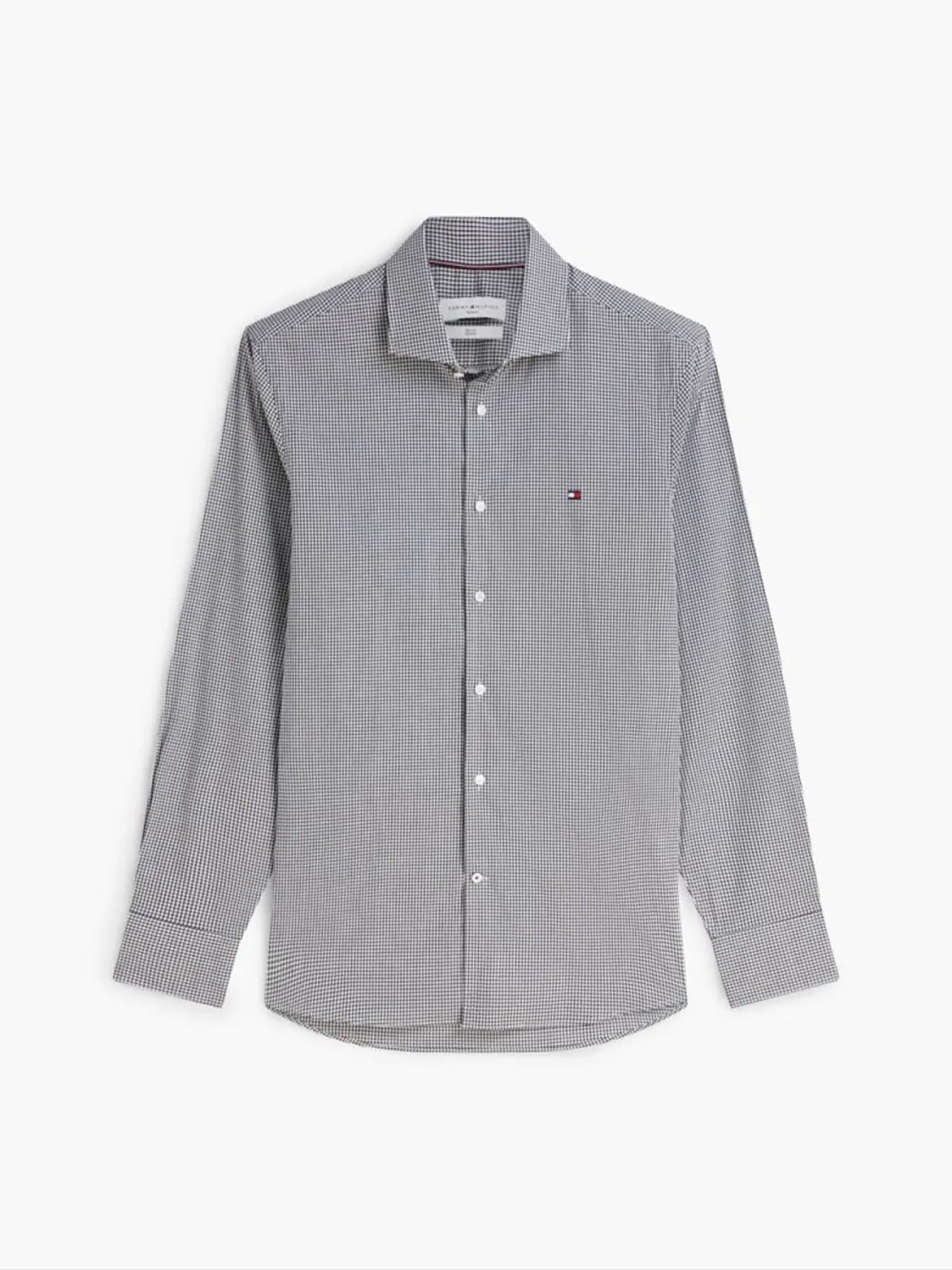 Ανδρικό πουκάμισο καρό CL MINI GINGHAM CHECK SHIRT MW0MW42931BDS | MW0MW42931BDS
