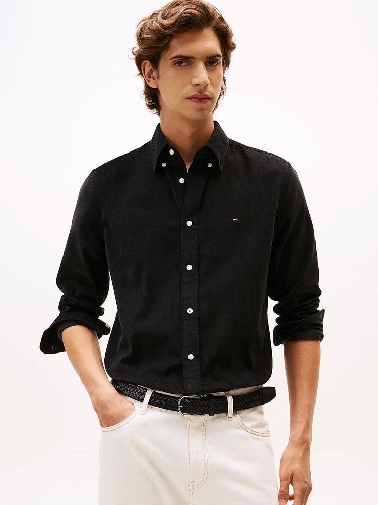 Ανδρικό πουκάμισο κοτλέ SOLID CORDUROY RF SHIRT MW0MW40486BDS | MW0MW40486BDS