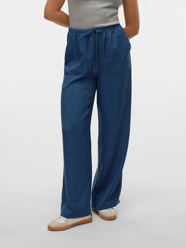 Γυναικείο παντελόνι VMMELANEY HW LOOSE PANT 10316385 | 10316385