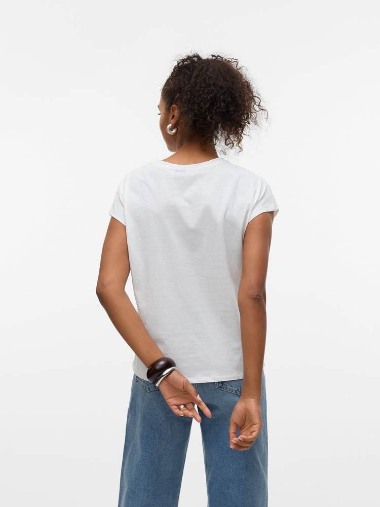 Γυναικεία μπλούζα κέντημα VMPANNA AVA SS TOP JRS 10329678 | 10329678