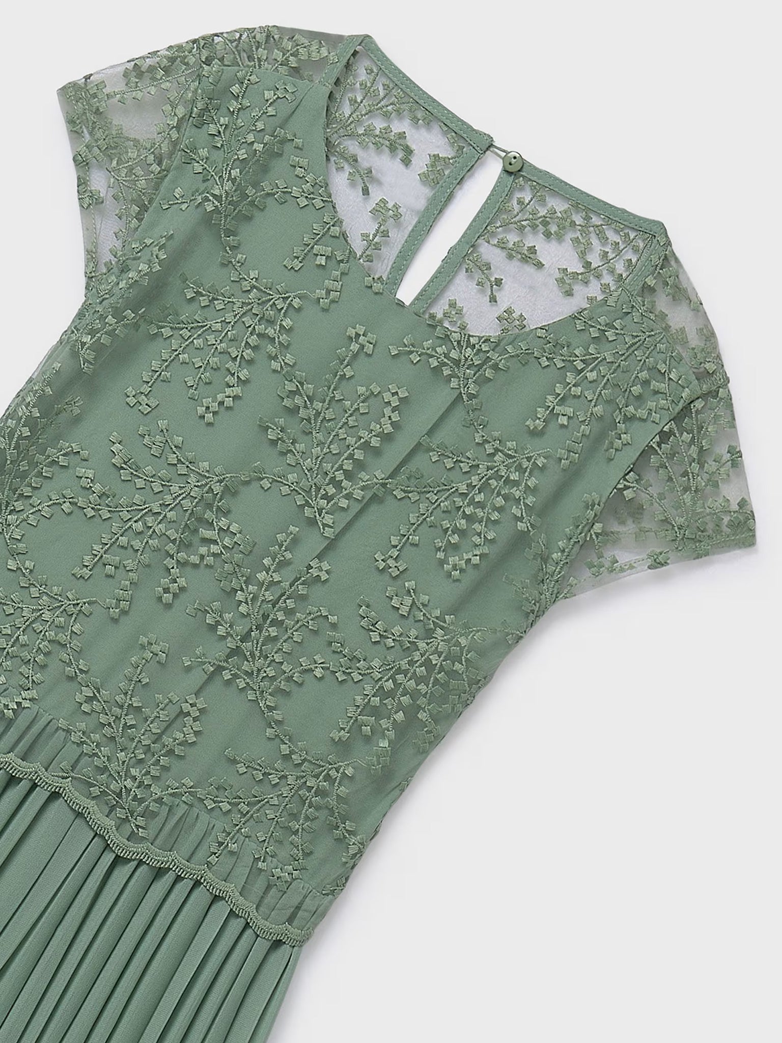 Εφηβική ολόσωμη φόρμα συνδυασμένη πλισέ | 26-06871-045