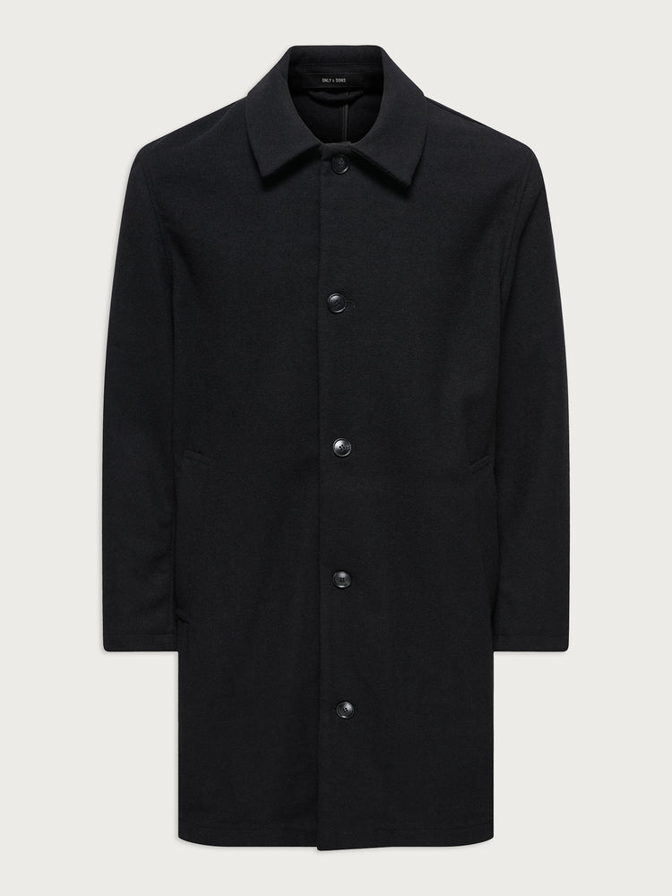 Ανδρικό παλτό ONSLUCA WOOL COAT OTW FRML 22038022 | 22038022
