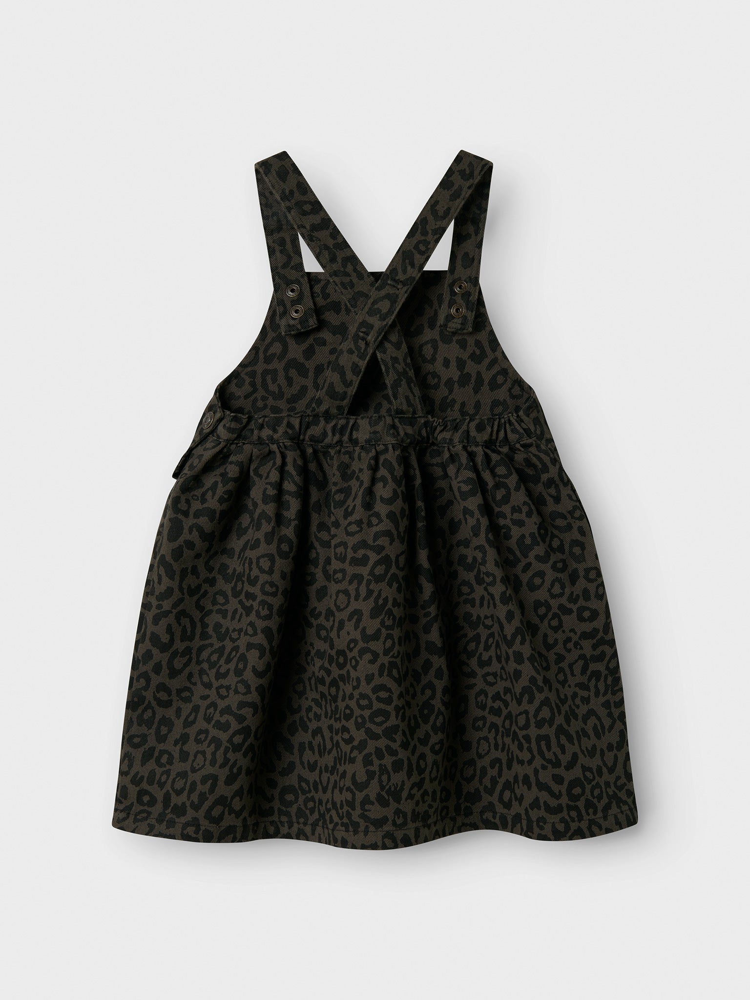 Παιδική σαλοπέτα φόρεμα animal NMFLELA LEO TWI DRESS 3270-HP 13244731 | 13244731