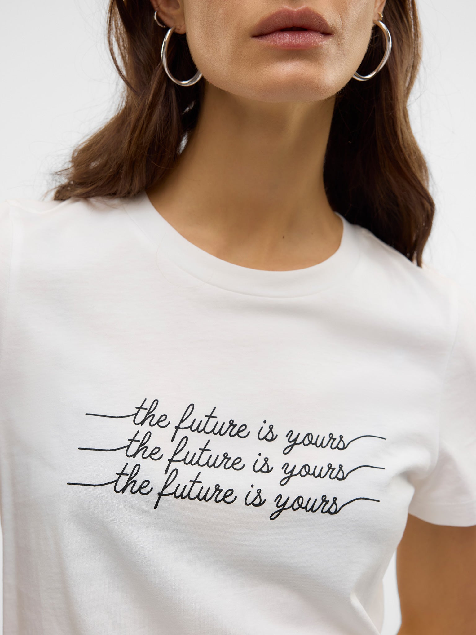 Γυναικείο t-shirt The future is yours VMVIVA S/S O-NECK T-SHIRT JRS BTQ 10322077 | 10322077