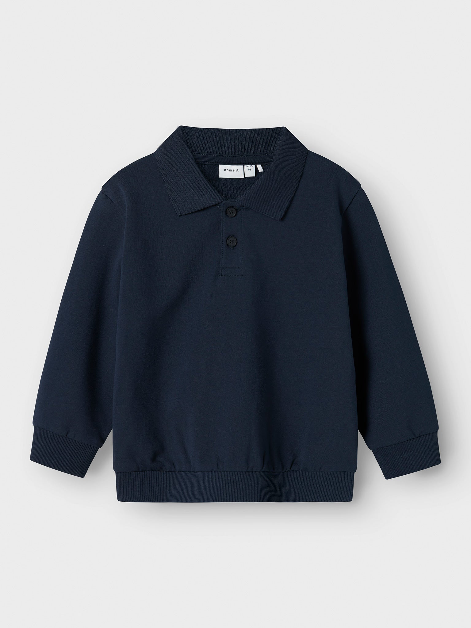 Παιδική μπλούζα polo NMMLEOPOLD LS NREG SWEAT UNB 13246305 | 13246305