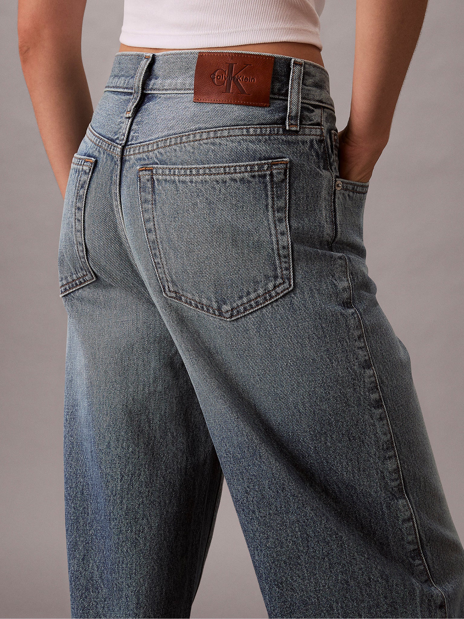 Γυναικείο παντελόνι τζιν αστραγάλου HIGH RISE DENIM CULOTTE TRANSMIT LV047E722G3XL | LV047E722G3XL
