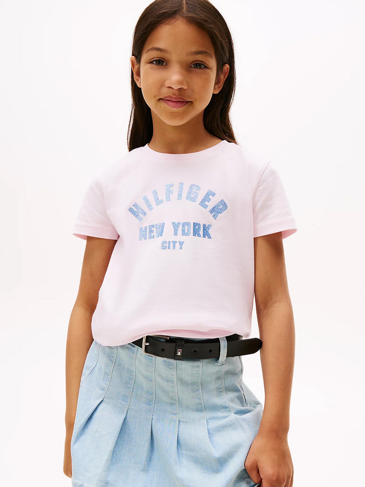 Παιδική μπλούζα μακό HILFIGER GRAPHIC T-SHIRT KG0KG08813TOG | KG0KG08813TOG