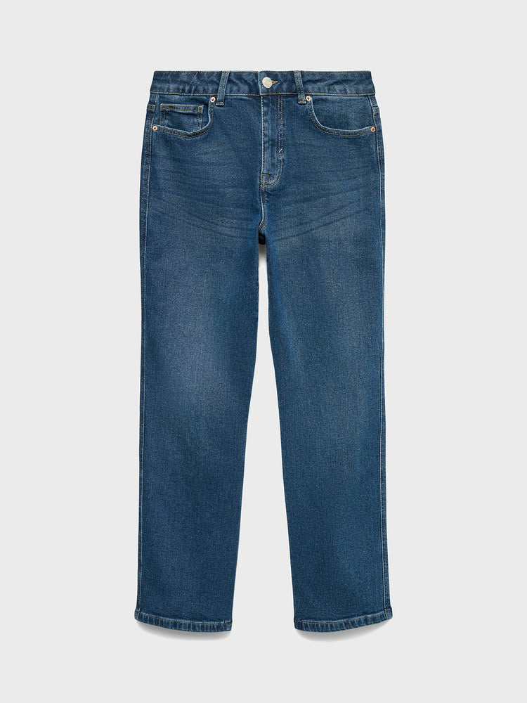 Γυναικείο παντελόνι τζιν VMAMARA MR SLIM STRAIGHT ANK 10333585 | 10333585