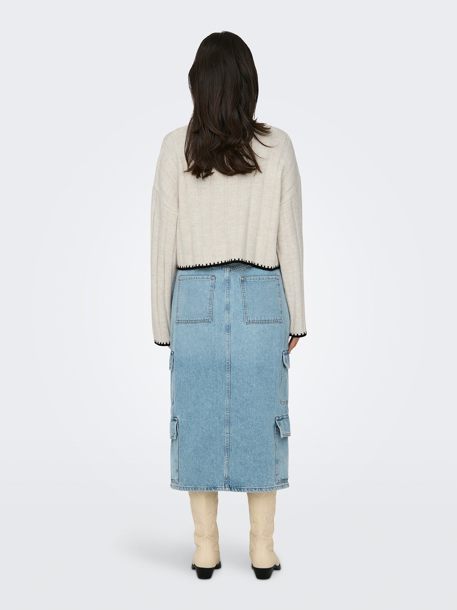 Γυναικεία μπλούζα πλεκτή ONLCHICK STITCH LS HIGHNECK KNT NOOS 15329963 | 15329963