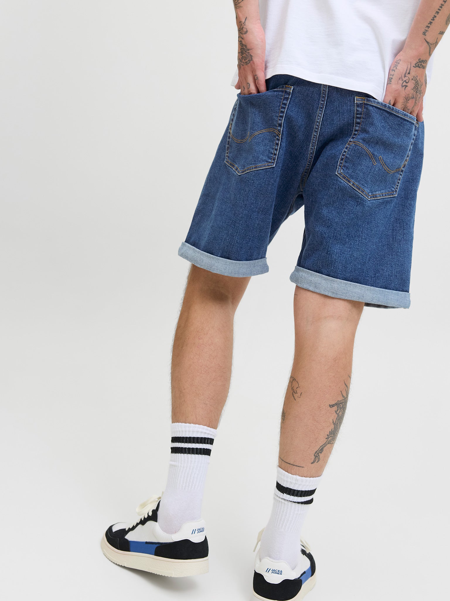 Ανδρική βερμούδα τζιν JJIRICK JJBASIC SHORTS AT 12269499 | 12269499