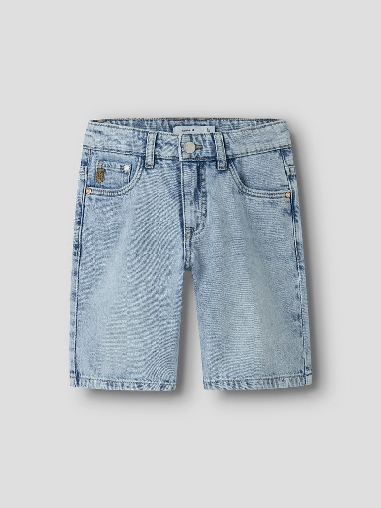 Εφηβική βερμούδα τζιν light bleached NKMRYAN REG L DNM SHORTS 6750-DM NOOS 13240777 | 13240777