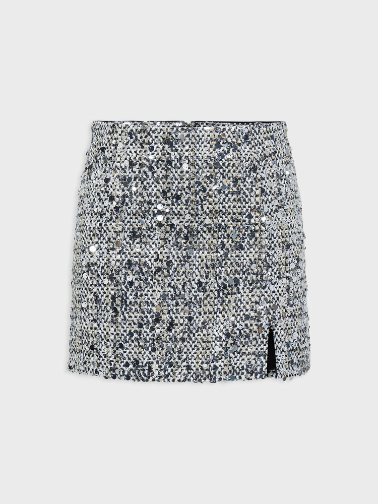 Γυναικεία φούστα με παγιέτα ONLGLAMOUR MW BOUCLE SEQUIN SKIRT 15357280 | 15357280