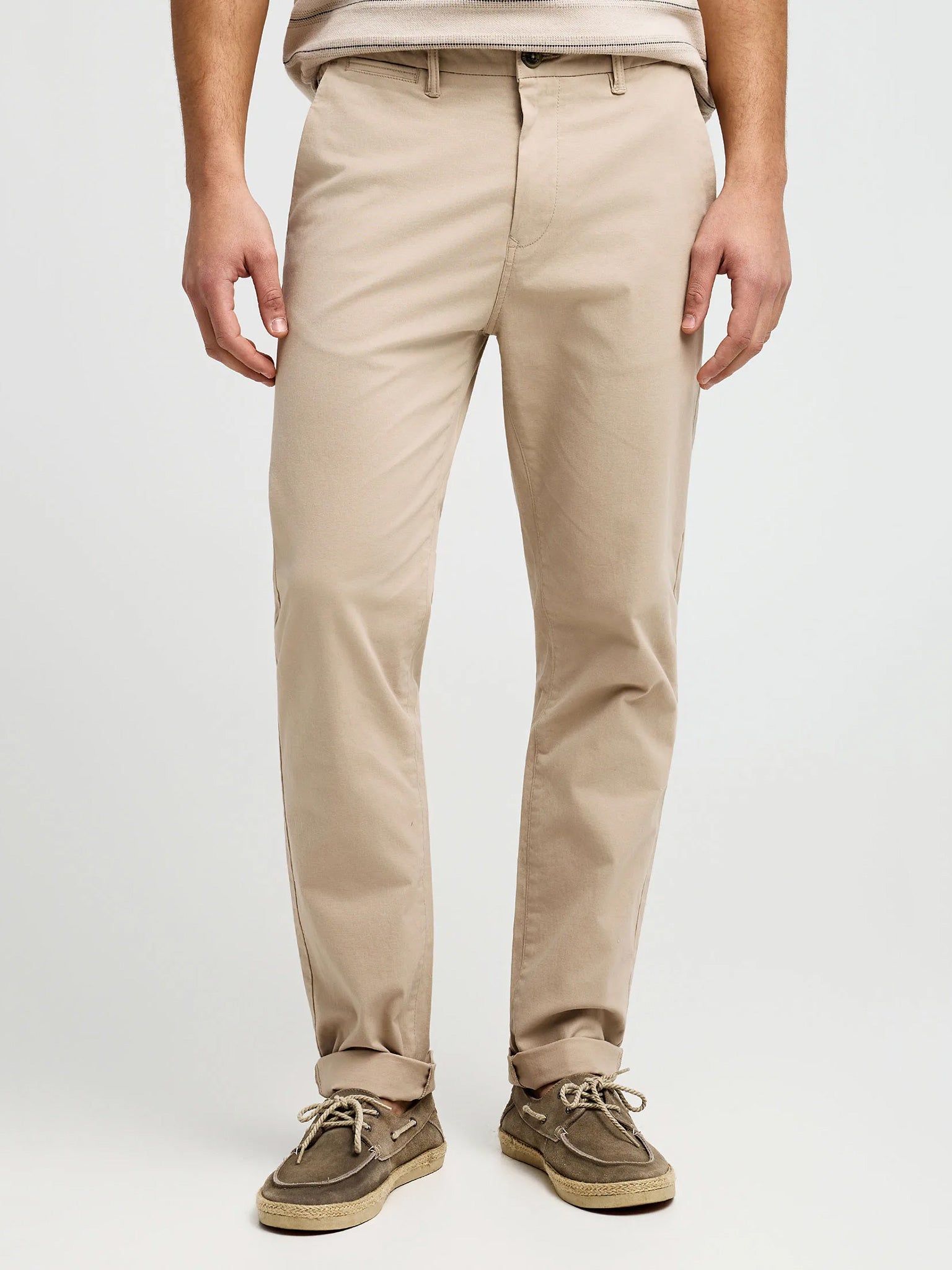 Ανδρικό παντελόνι chinos FBM013-001-02 | FBM013-001-02