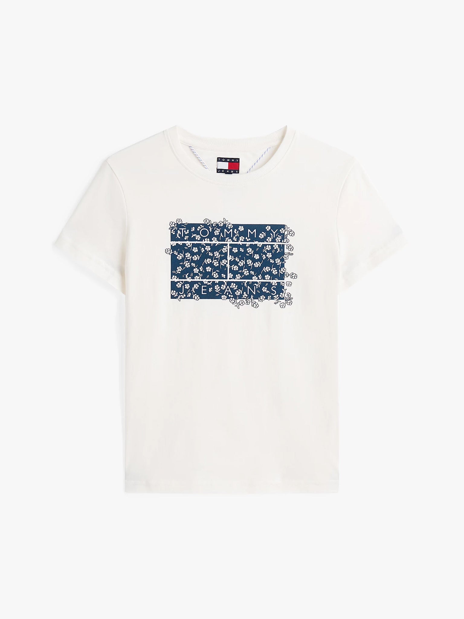 Γυναικείο t-shirt TJW REG FLORAL FLAG TEE DW0DW20897YBH  | DW0DW20897YBH