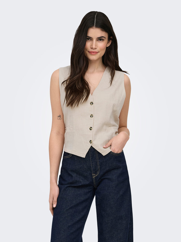 Γυναικείο γιλέκο ONLTIZANA COTTON VEST TOP WVN NOOS 15337097 | 15337097