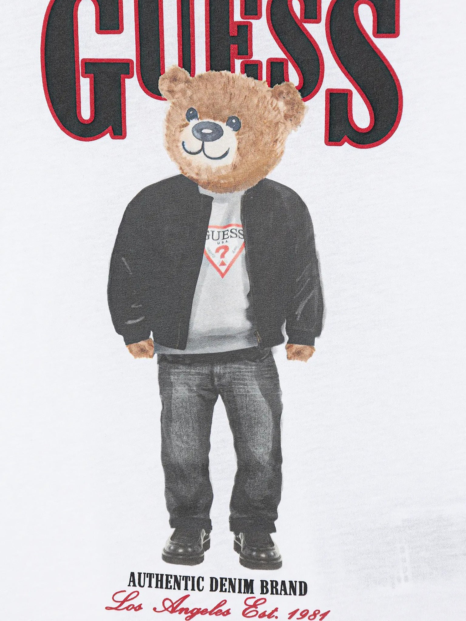 Εφηβική μπλούζα bear | L6RI11K8HM4G011