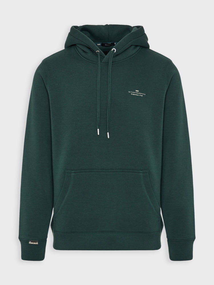 Ανδρική μπλούζα φούτερ pine green FBM012-002-06 | FBM012-002-06