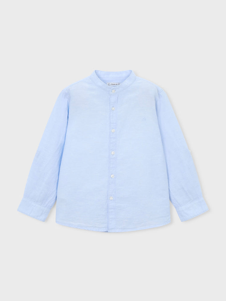 Παιδικό πουκάμισο γιακάς mao | 26-03118-031