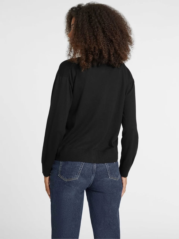 Γυναικεία ζακέτα ψιλή πλέξη W4BR16Z3HO2JBLK | W4BR16Z3HO2JBLK