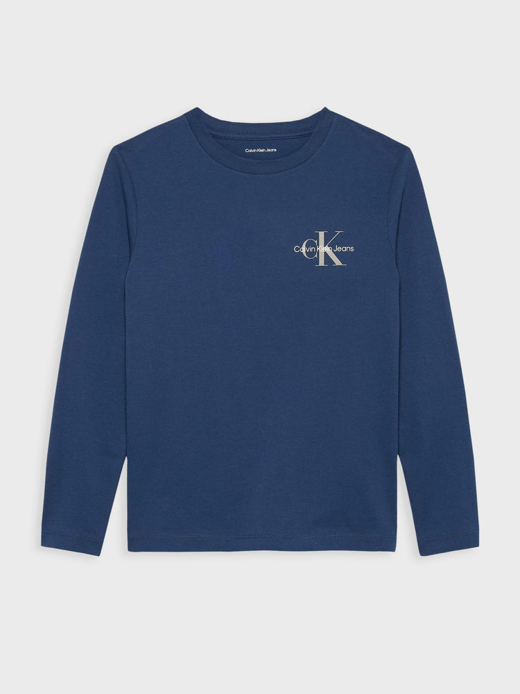 Εφηβική μπλούζα μακό CHEST MONOLOGO LS T-SHIRT IU0IU00677C3I | IU0IU00677C3I