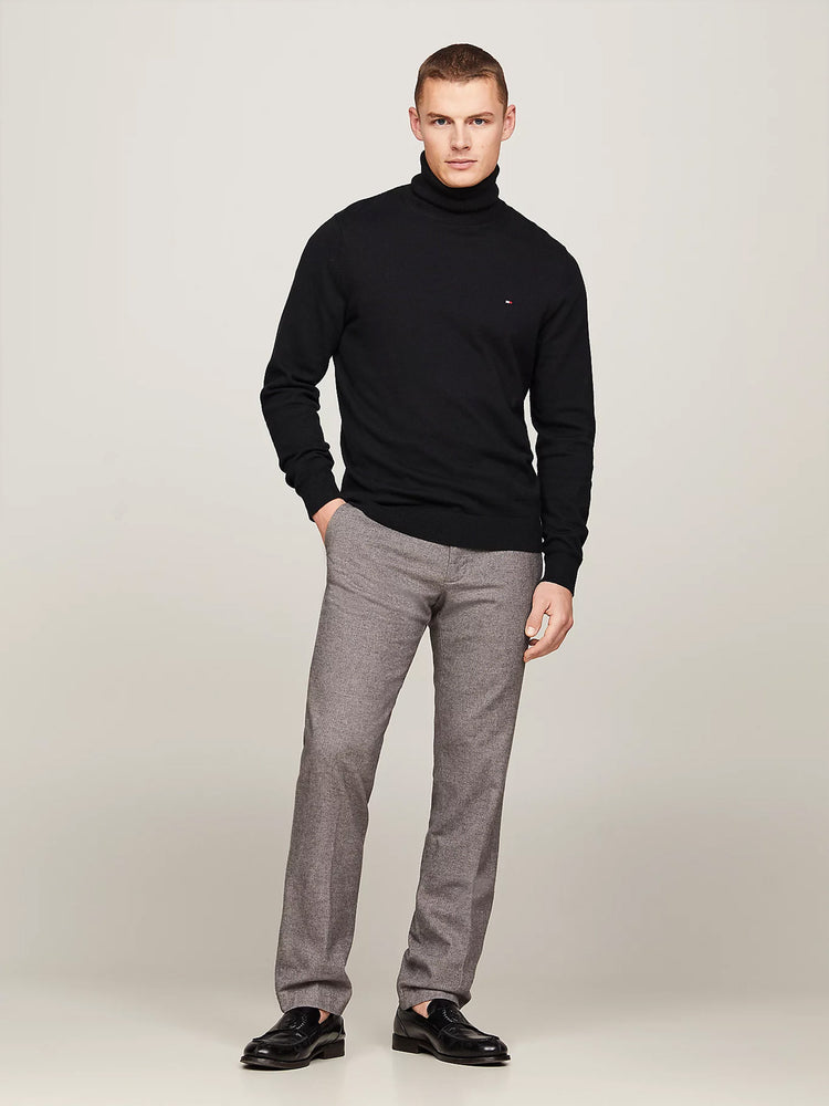 Ανδρική μπλούζα ζιβάγκο PIMA ORG CTN CASHMERE ROLL NECK MW0MW28048BD | MW0MW28048BDS