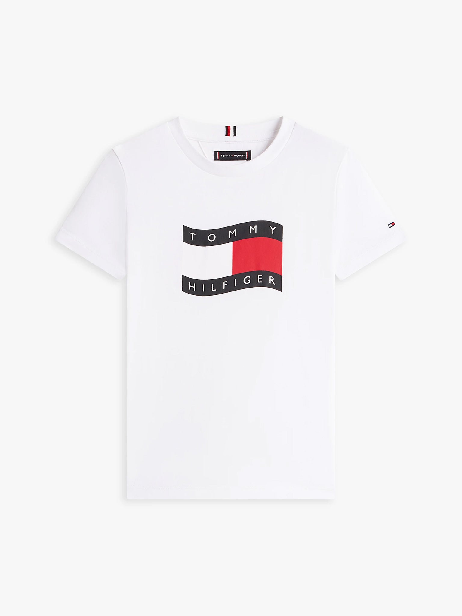 Παιδική μπλούζα μακό WAVY FLAG T-SHIRT KB0KB10275YBR | KB0KB10275YBR
