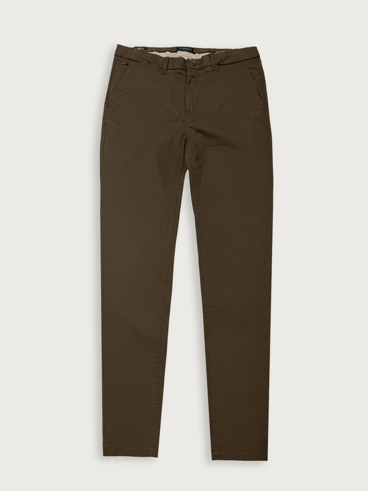 Ανδρικό παντελόνι chinos coffee bean FBM014-001-02 | FBM014-001-02