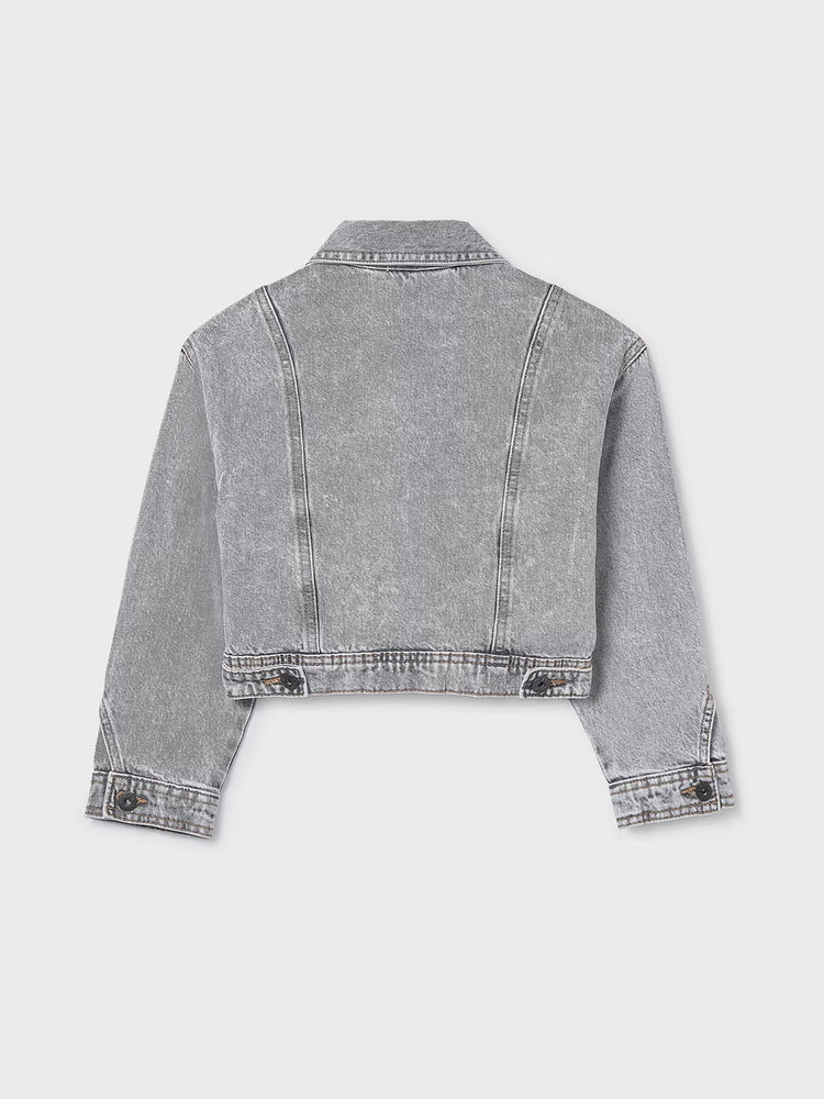 Εφηβικό τζάκετ τζιν | 26-06406-089