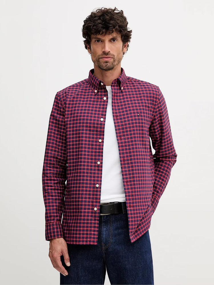 Ανδρικό πουκάμισο καρό HERITAGE OXF SEAS CHECK RF SHIRT MW0MW404670QJ | MW0MW404670QJ