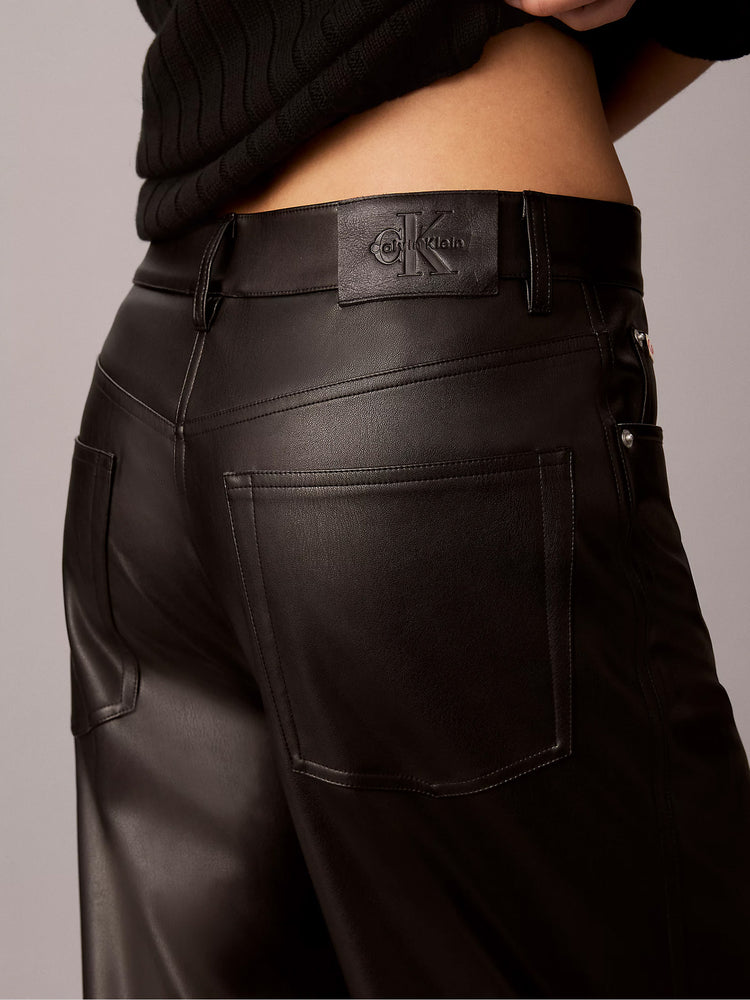 Γυναικείο παντελόνι δερματίνη FAUX LEATHER 5 PKT PANT LV047H629GUB1  | LV047H629GUB1
