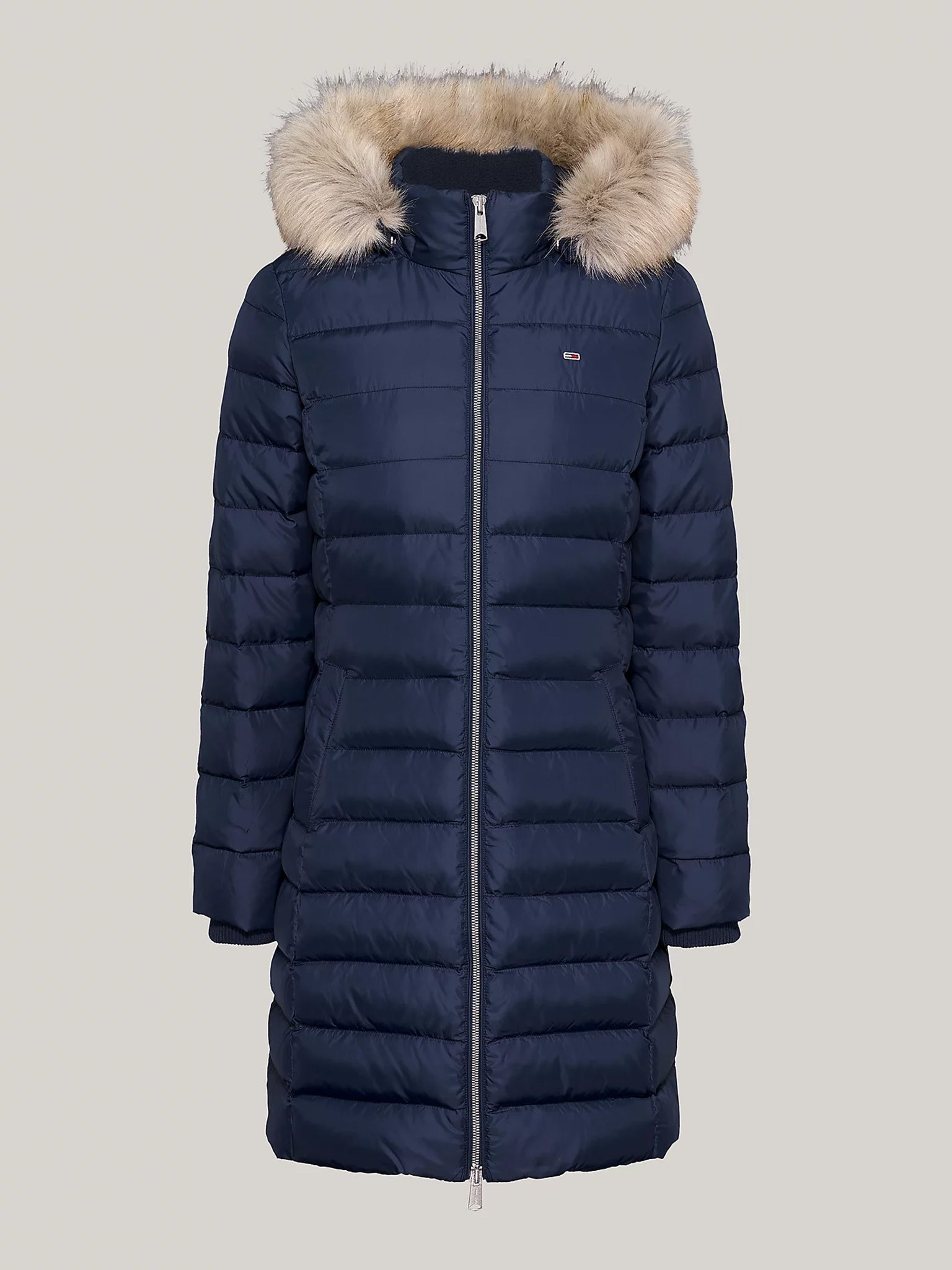 Γυναικείο μπουφάν TJW ESSENTIAL HOODED DOWN COAT DW0DW18864C1G | DW0DW18864C1G