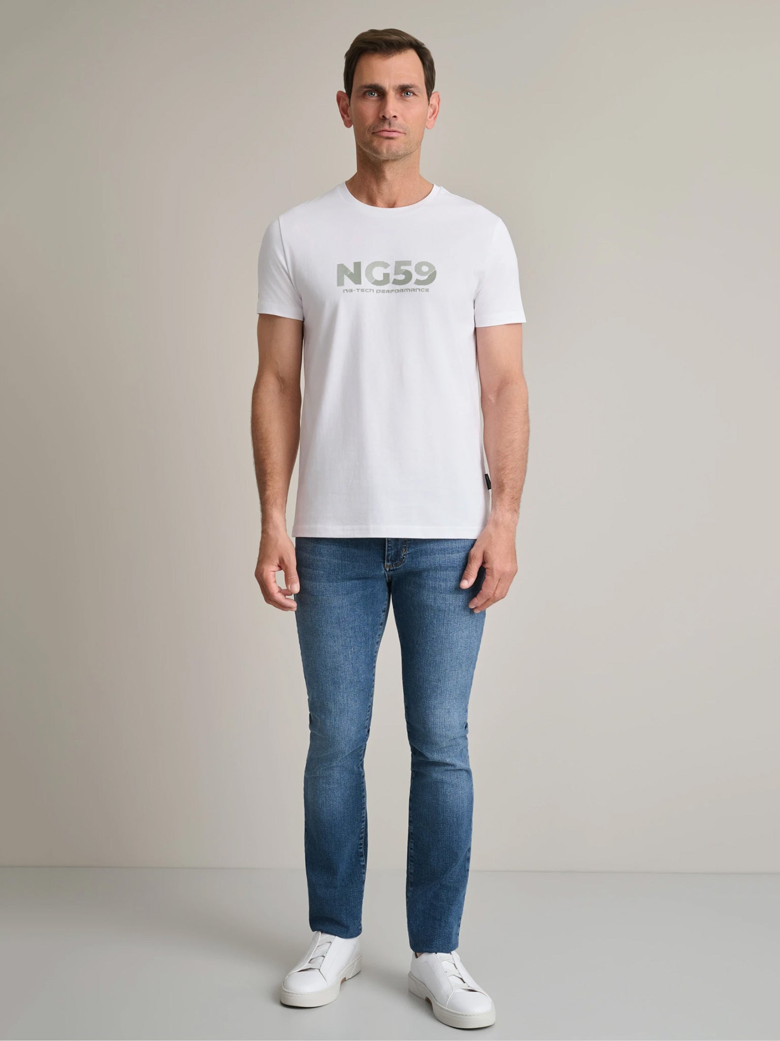 Ανδρικό παντελόνι τζιν classic blue 24YI.219/7/LW | 24YI.219/7/LW