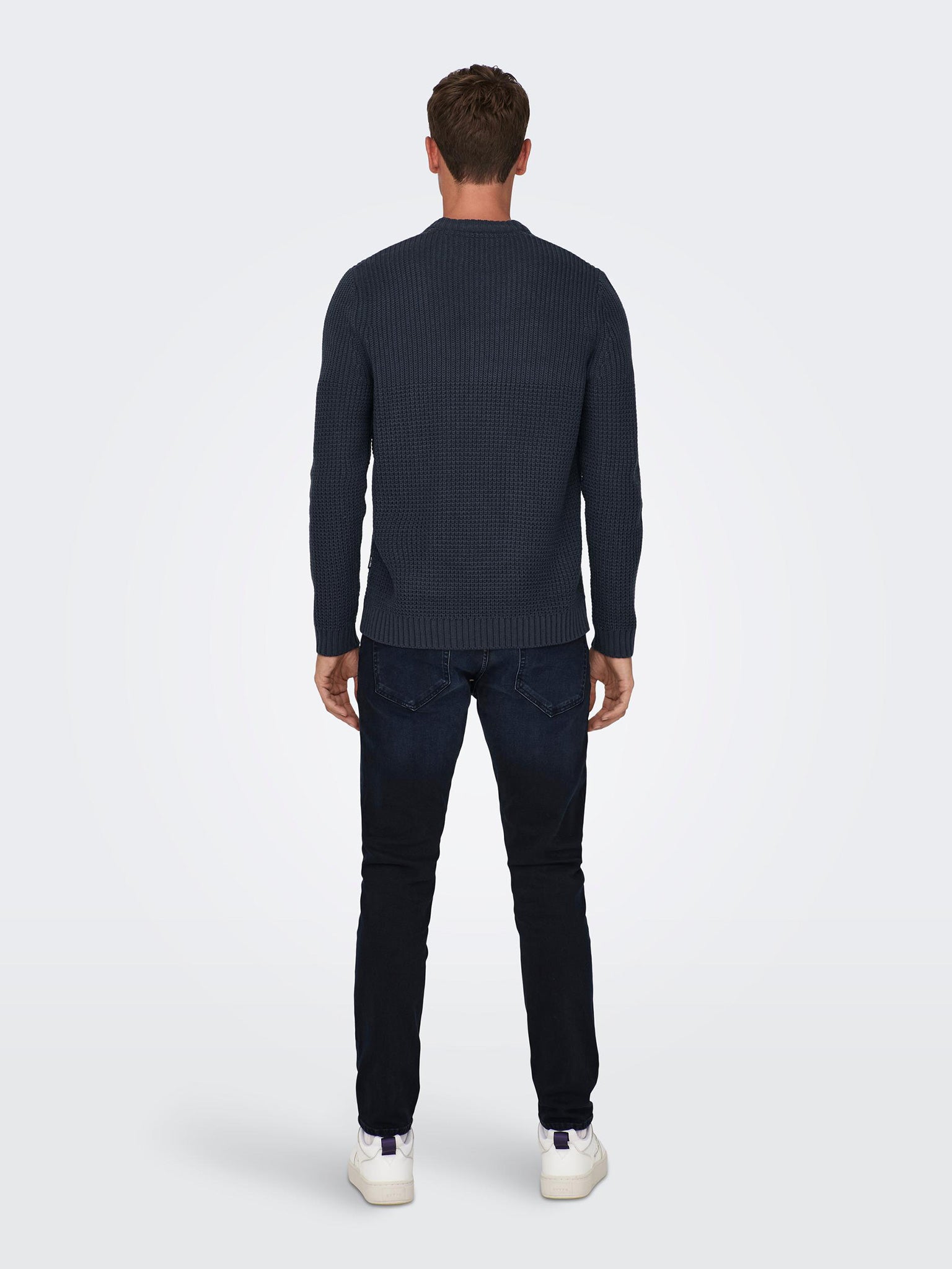 Ανδρική μπλούζα πλεκτή ONSADAM REG 5 STRUC CREW KNIT 22022457 | 22022457