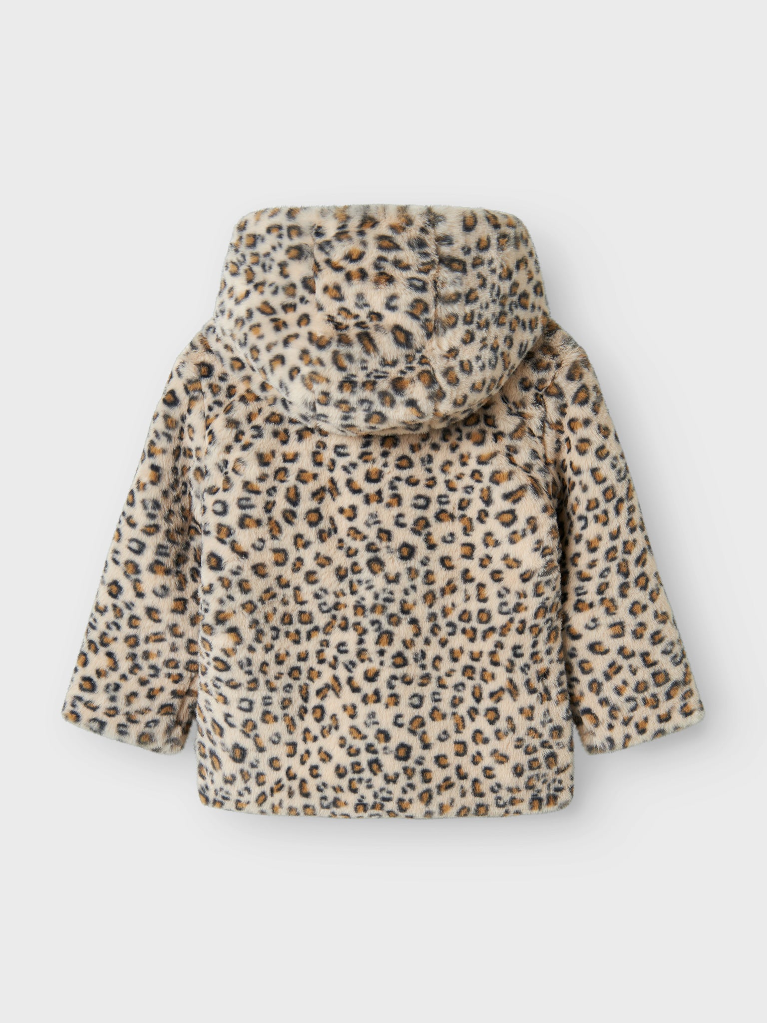 Παιδικό παλτό γούνινο animal NMFMILA JACKET W HOOD 13241682 | 13241682