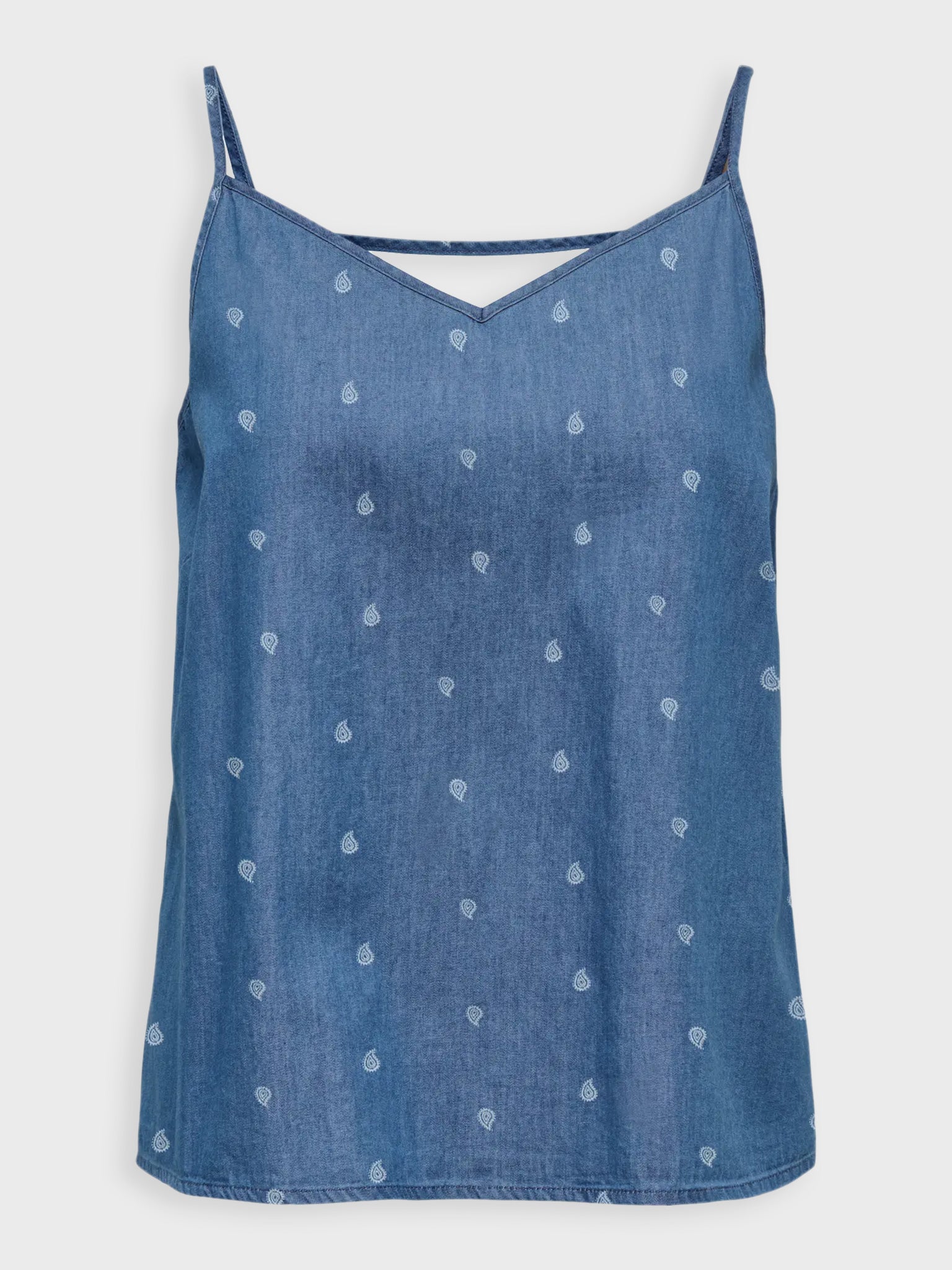 Γυναικείο top σταμπωτό ONLNOVA AZURE SINGLET WVN 15370334 | 15370334