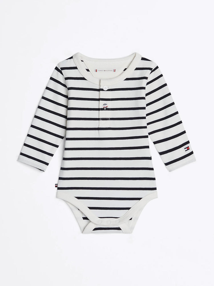 Βρεφικό κορμάκι ριγέ NAUTICAL STRIPE BOY BODY LS KN0KN01925DW5 | KN0KN01925DW5