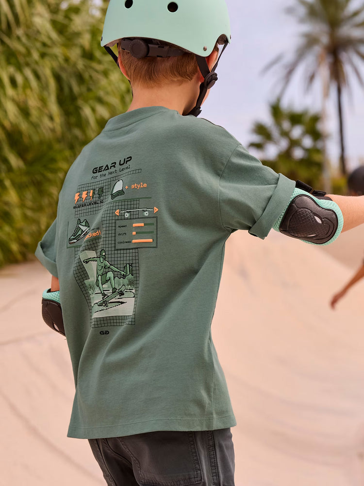 Εφηβική μπλούζα μακό | 26-06036-028