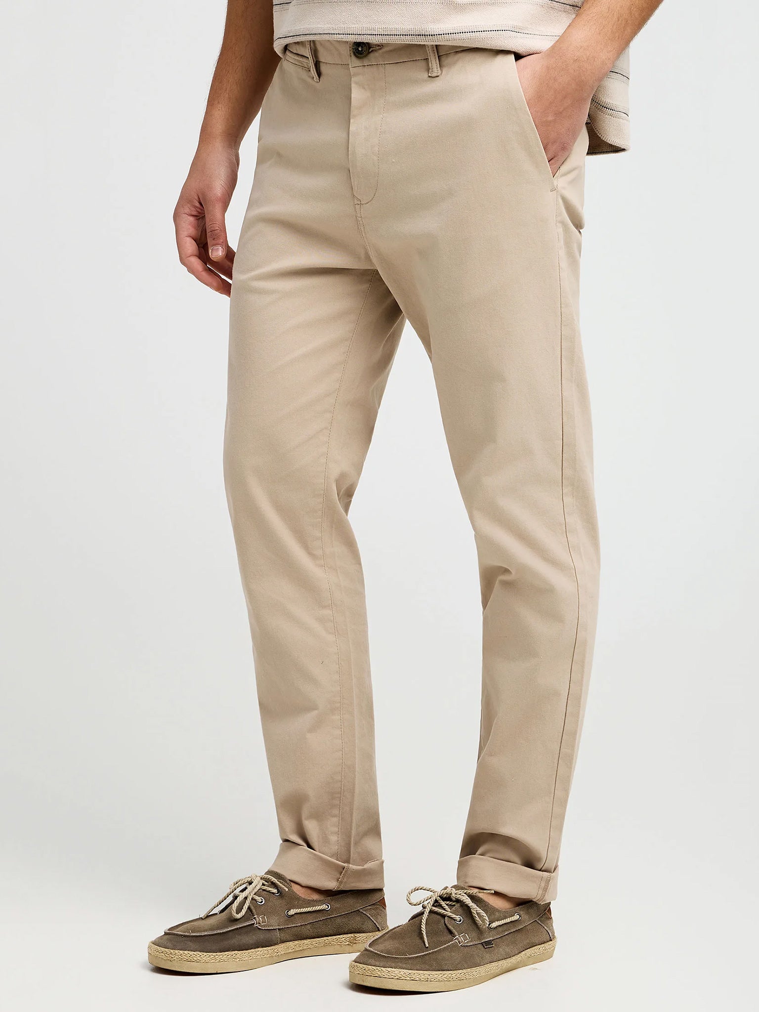 Ανδρικό παντελόνι chinos FBM013-001-02 | FBM013-001-02