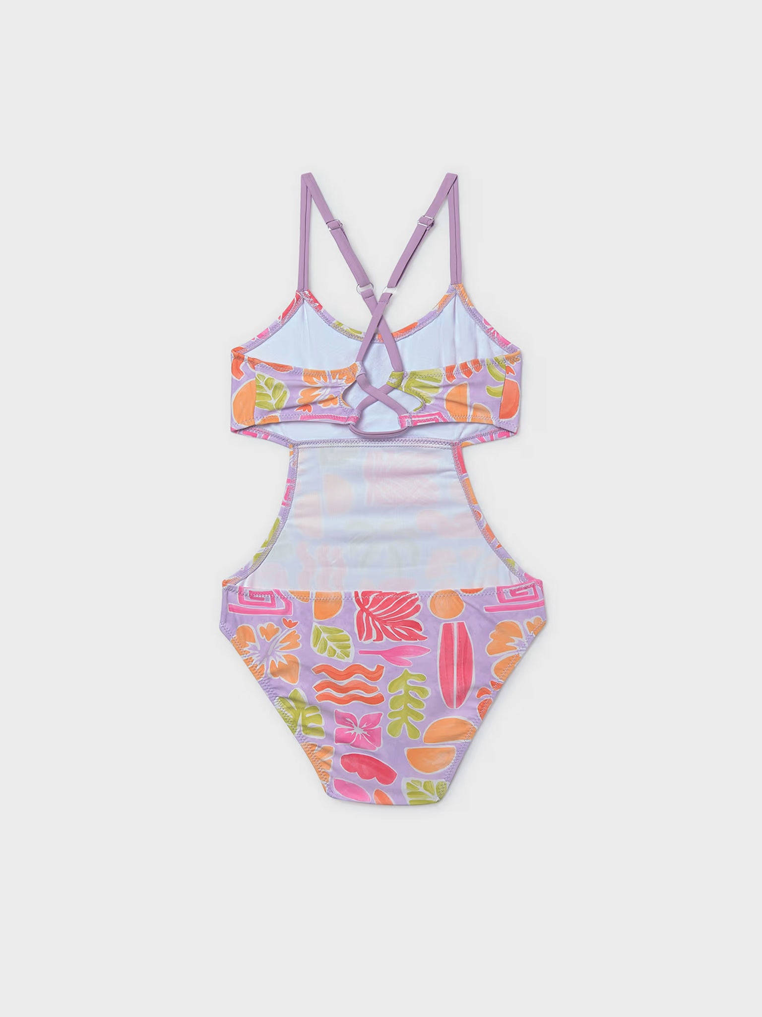 Εφηβικό ολόσωμο μαγιό σταμπωτό | 26-06777-035