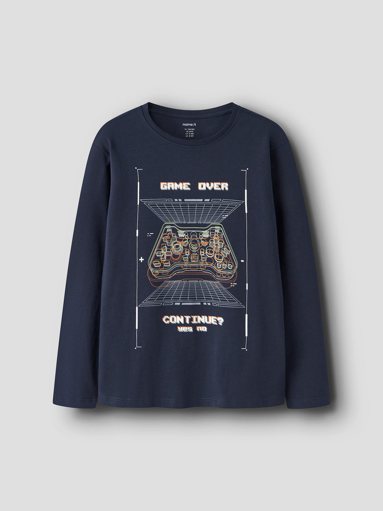Εφηβική μπλούζα NKMVICTOR LS NREG TOP 13259688 | 13259688