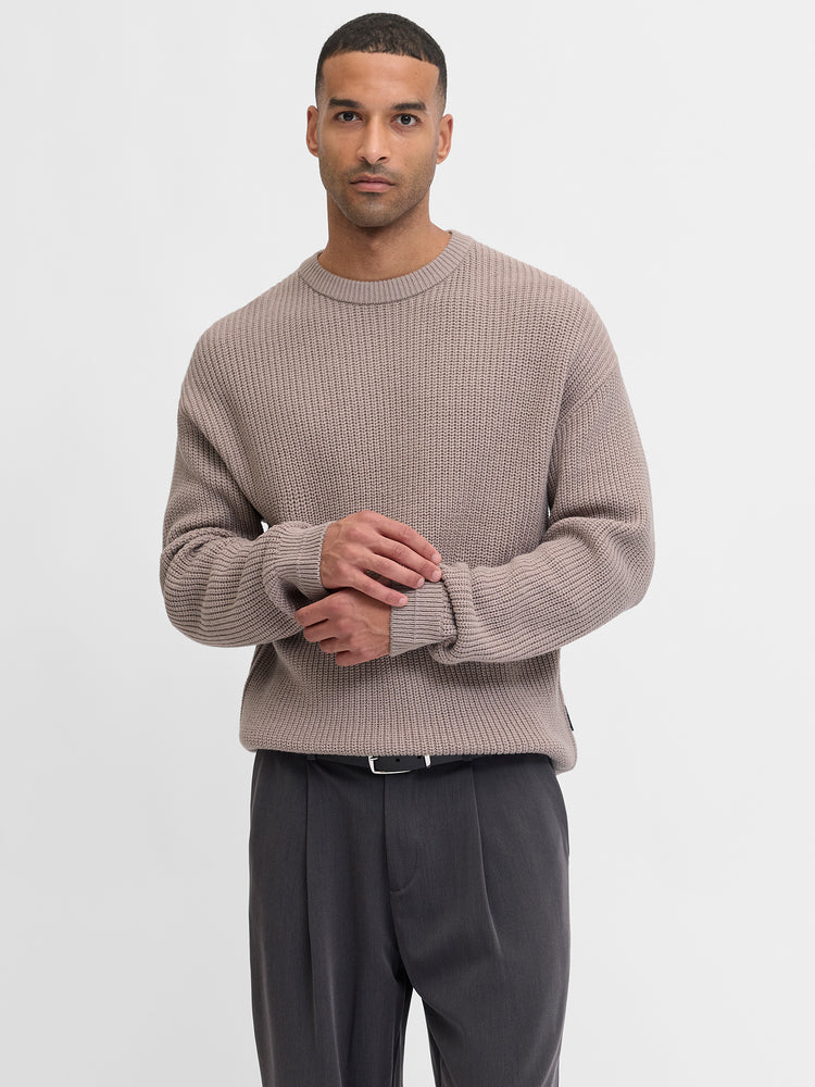 Ανδρική μπλούζα πλεκτή JJKAITO KNIT CREW NECK BF 12278922 | 12278922