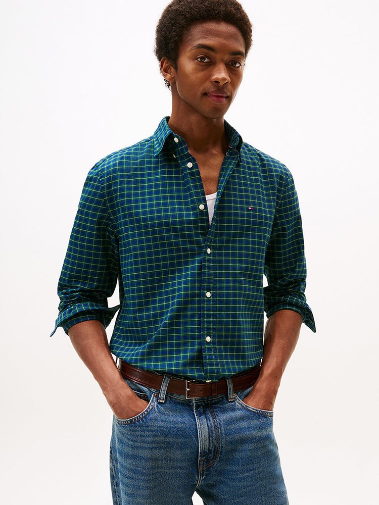 Ανδρικό πουκάμισο καρό HERITAGE OXF SEAS CHECK RF SHIRT MW0MW404670MS | MW0MW404670MS