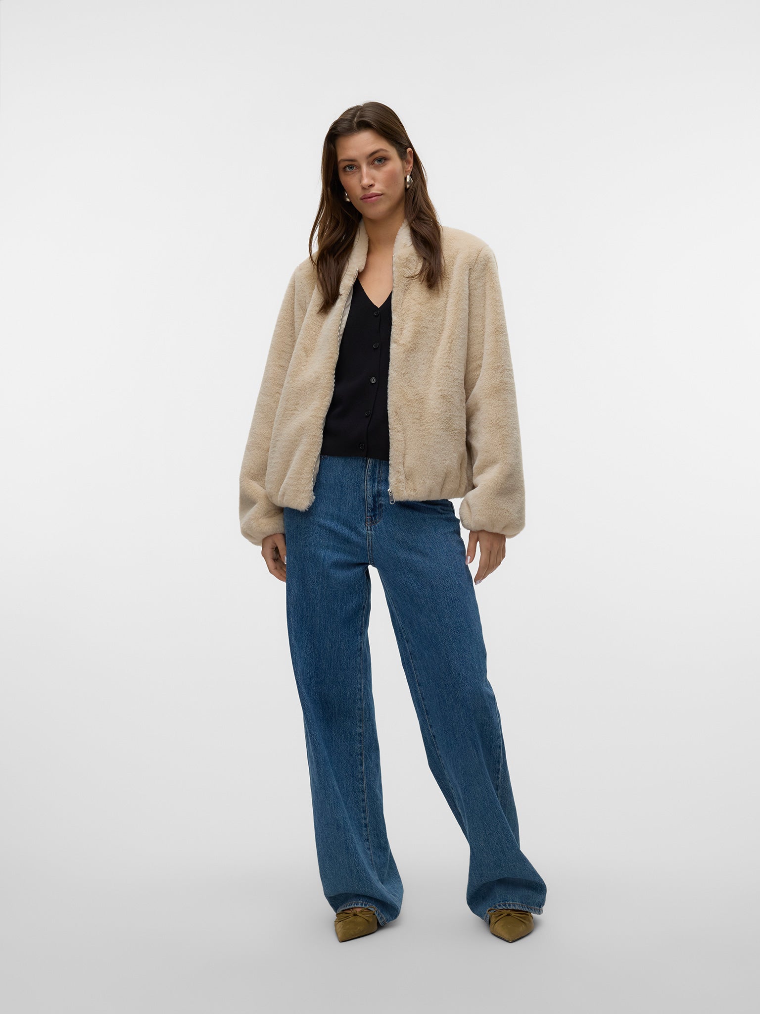 Γυναικείο τζάκετ γούνινο VMSONJALIGA SHORT JACKET 10331291 | 10331291